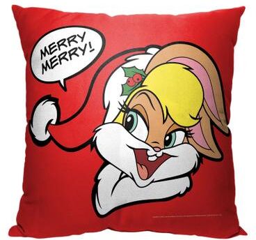 Wb Looney Tunes Merry Lola Printed Throw Pillow by The Northwest in O
