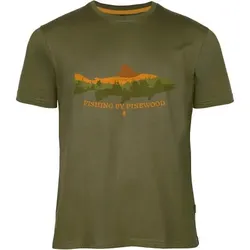 Pinewood Fish T-Shirt Herren (Green), Green, M