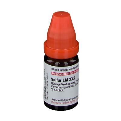 Sulfur LM XXX Dilution 10 ml