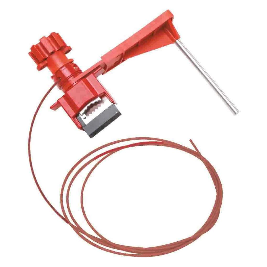 Brady Kleine Universal-Ventilabsperrung mit Nylonkabel und Blockierstab (1 Set) (51390)
