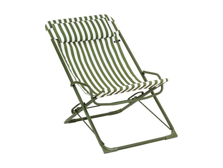 Lafuma Chaise longue Transaswing Multi Rayures Moss