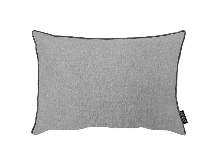 Coussin Stone Gris/Gris 35 x 45cm Tissu