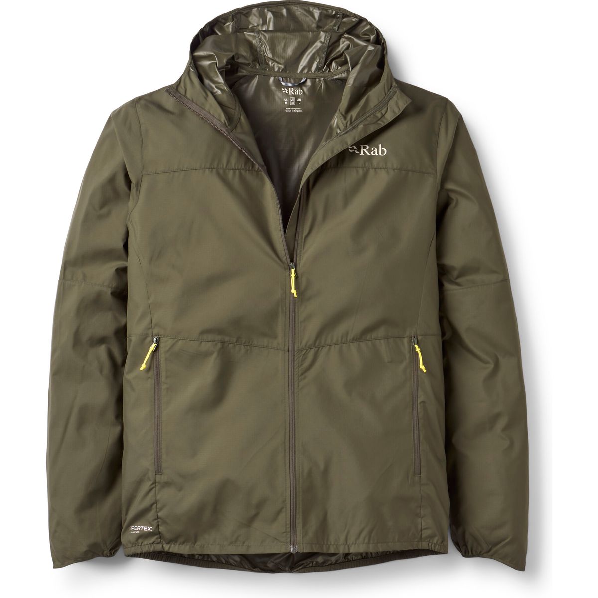 Rab Windgather Hoody army (ARM) XXL QWS-84-ARM-XXL