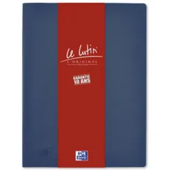 Elba, Heft + Block, Sichtbuch "Le Lutin", DIN A4, mit 50 Hüllen, blau vorne und hinten eine Tasche an der Innenseite (A4)