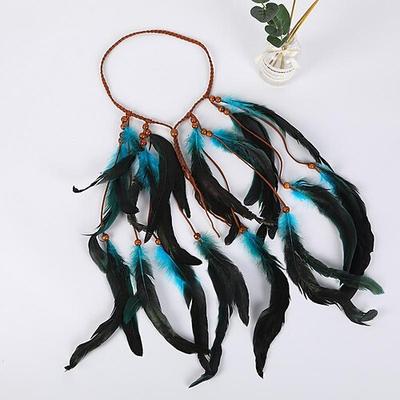 Feder-Traumfänger-Haar-Accessoires, Bohemian-Stil, Traumfänger-Feder-Haar-Stirnband, Damen-Haar-Accessoires