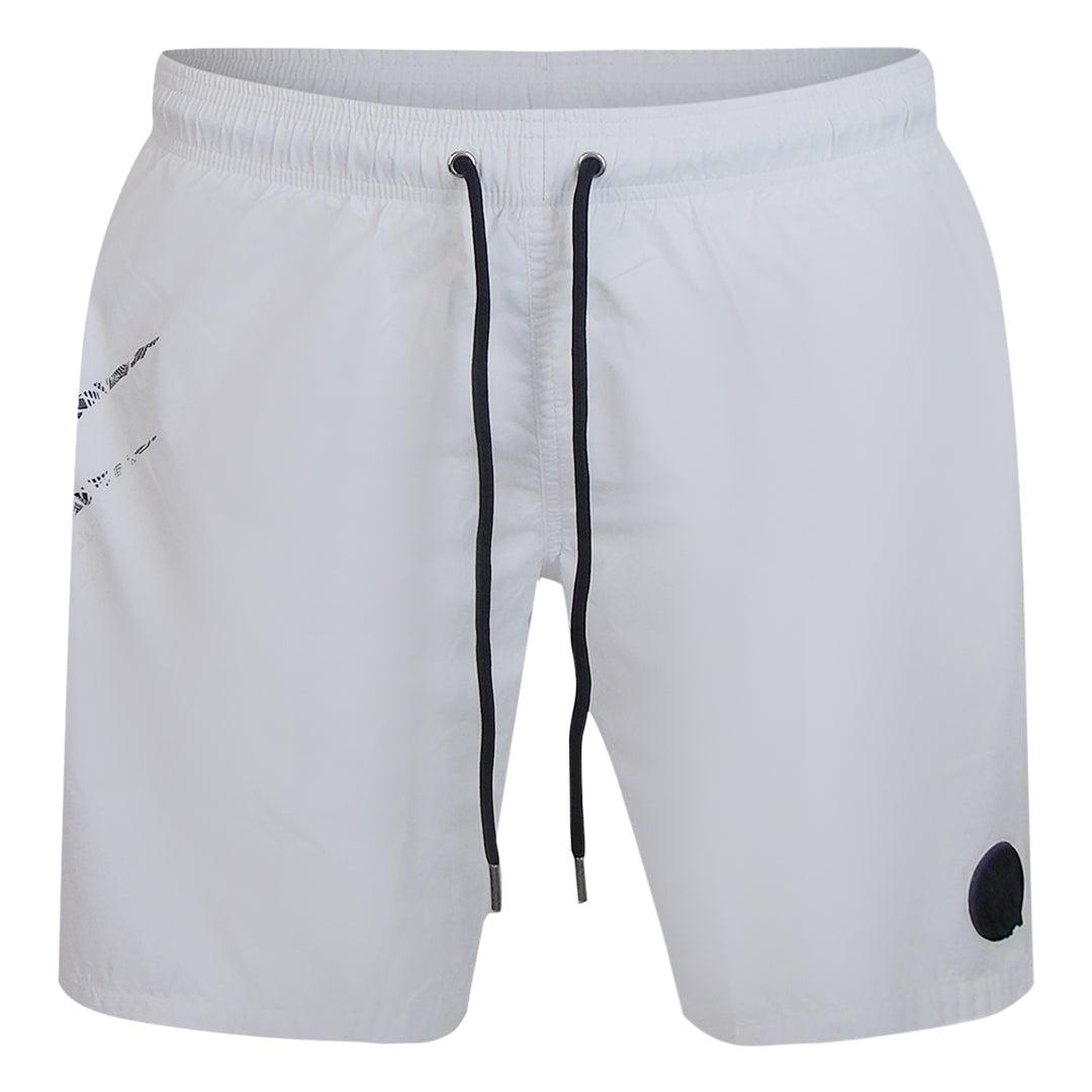 Scratch Scratch Logo Badeshorts in Weiß