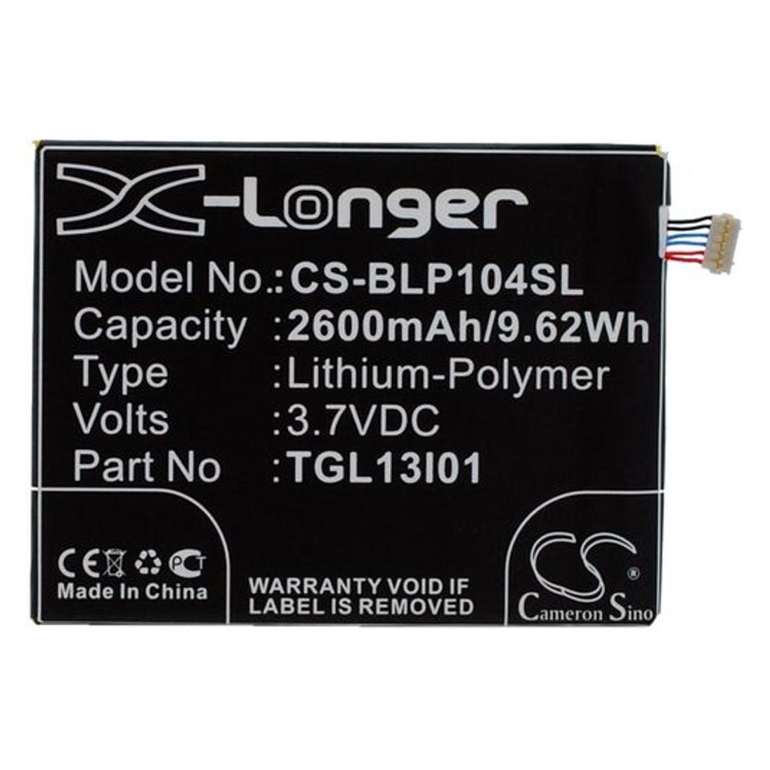 NoName Battery for Maxon MX X3 etc (BLP104SL)