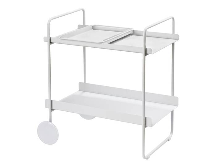 Barwagen A-Cocktail Trolley Zone Denmark soft grey grau, 60.6x66.4x40.5 cm
