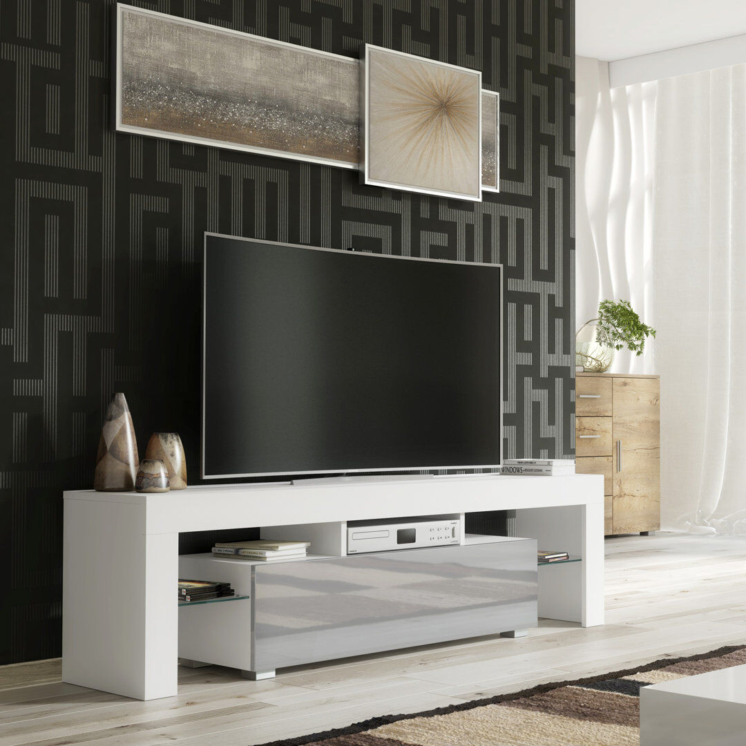 Metro Daretha TV Stand for TVs up to 48" White/Grey 48"