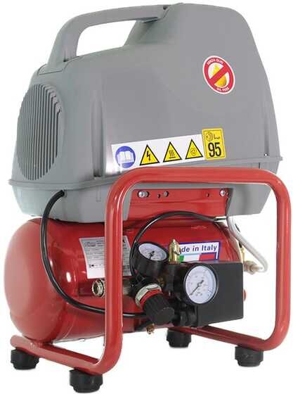 FIAC AIR 6/F-201- Compresseur d'air électrique portatif Monophasé, Oil-less - Moteur 1.5 CV - 6 L
