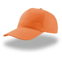 Atlantis Unisex 5-Panel Baseball Kappe 'Start Five' Klassische Cap STFV orange one size