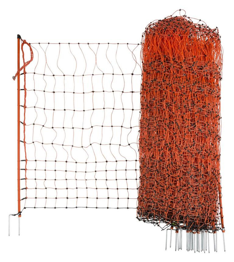 KERBLALBERTGMBH Geflügelnetz 50mtr., 106cm Doppelspitze, orange 10012048