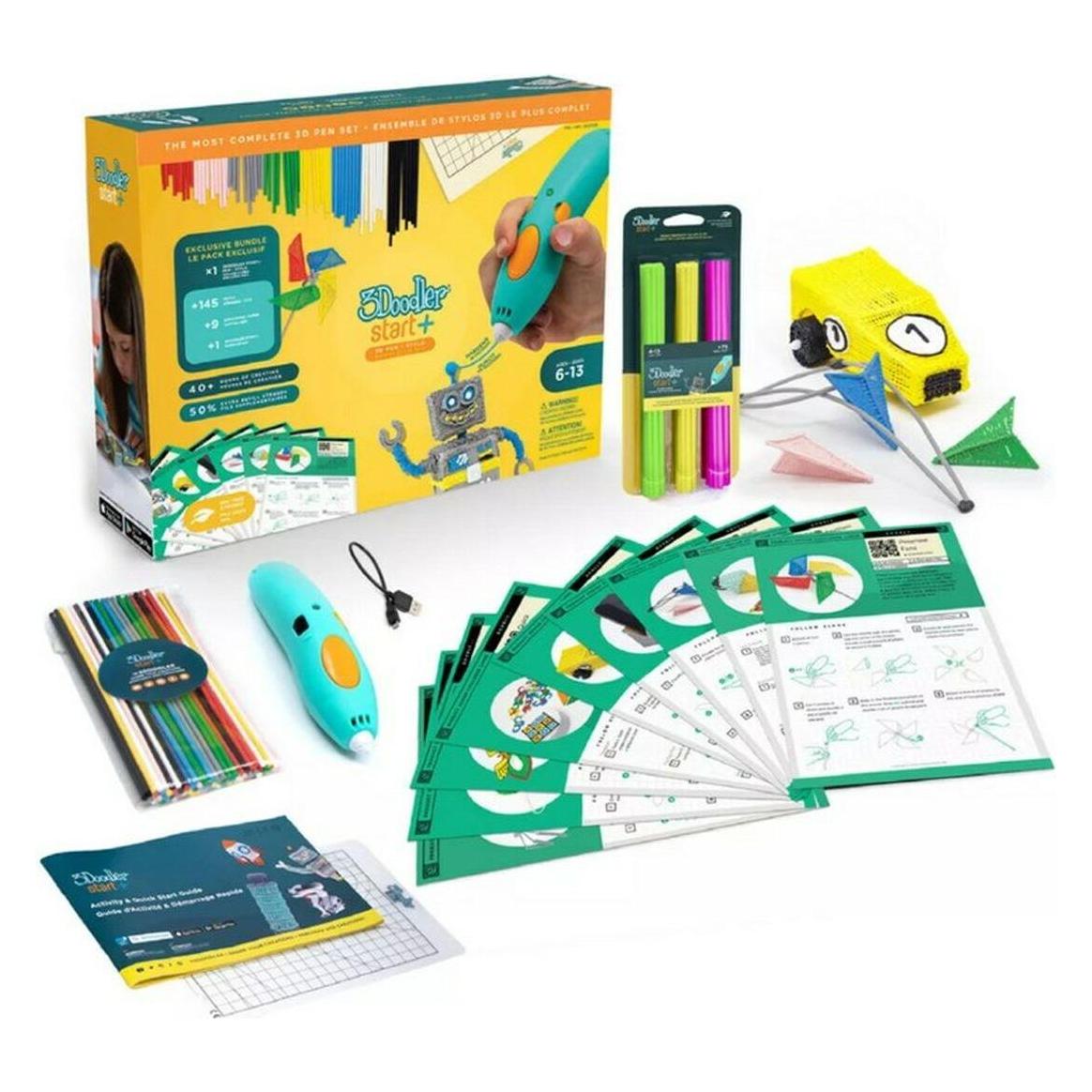 3Doodler Start Plus Costc komplektas rozszerzony 3D-Stift 0 77 mm Türkis (SPLUS-COSTC)