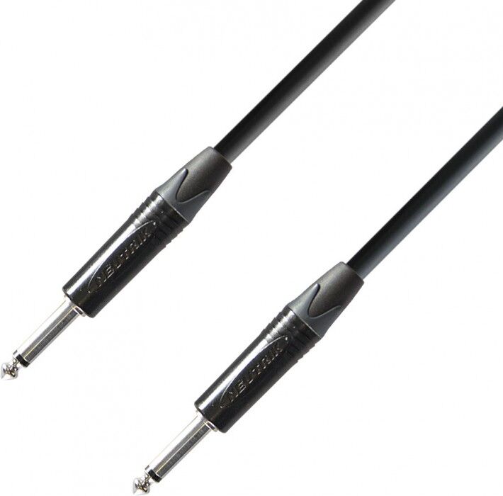 Adam Hall Cables K5 Ipp 0900 Instrumentenkabel Neutrik 6,3 Mm Klinke Mono
