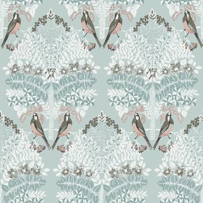 RoomMates Blue Multi Otis Peel and Stick Wallpaper