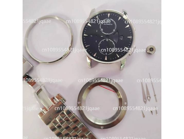 7750, M8607, Accessoires de montre, Boîtier en acier inoxydable avec miroir saphir