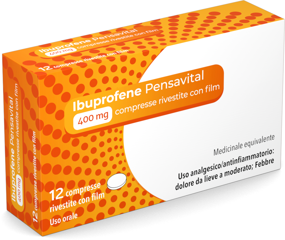 TOWA PHARMACEUTICAL SpA IBUPROFENE PENSA*12CPR 400MG