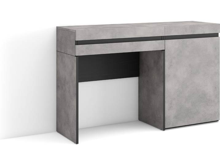 COZY Coiffeuse\, 121x35x75 cm\, Avec tiroir\, Chambre à coucher\, Ciment