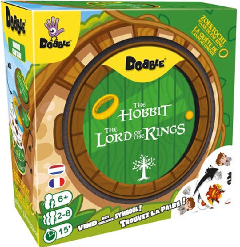 Asmodee Dobble : Seigneur des Anneaux - Le Hobbit