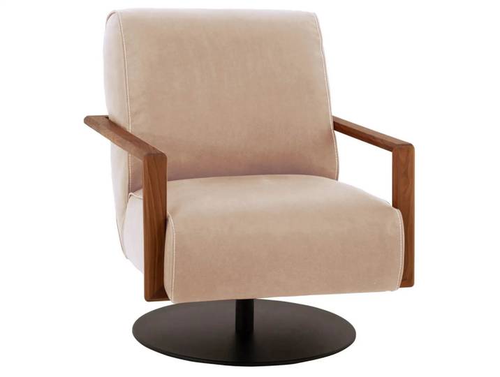 Sessel Iris Basic Koinor / Farbe: Jade / Material: Leder Basic