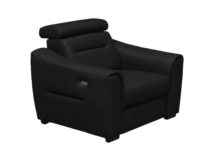 Celina Home Relaxsessel, Schwarz, Holz, Echtleder, 100x104x102 cm, Made in EU, Lederauswahl, Relaxfunktion, Wohnzimmer, Sessel, Relaxsessel
