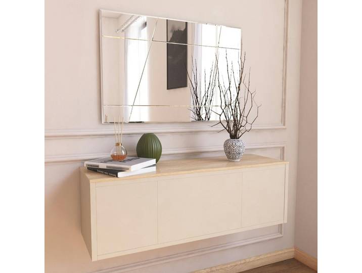 Miroir rectangulaire mural 75 cm - design gravé CODY