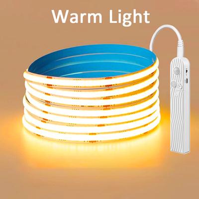 Friendly Fresh Finds Motion Sensor LED Strip Lights Battery Powered, LEDs m For Stairways, Bedrooms & Closets warm 1m