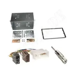Autoradio 2-DIN Einbaurahmen Radioblende+Adapter Einbauset für Kia Magentis /...