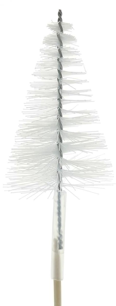 Kerst Plantensteker Kerstboom Wit 7 cm Metaal