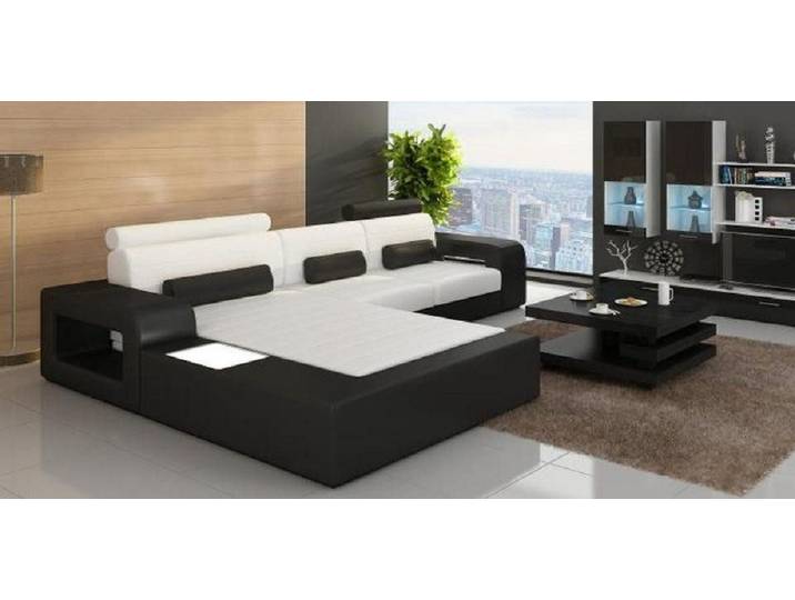 Xlmoebel Ecksofa Individualisiertes Leder-Ecksofa mit USB-Anschluss, Ecksofa, Hergestellt in Europa