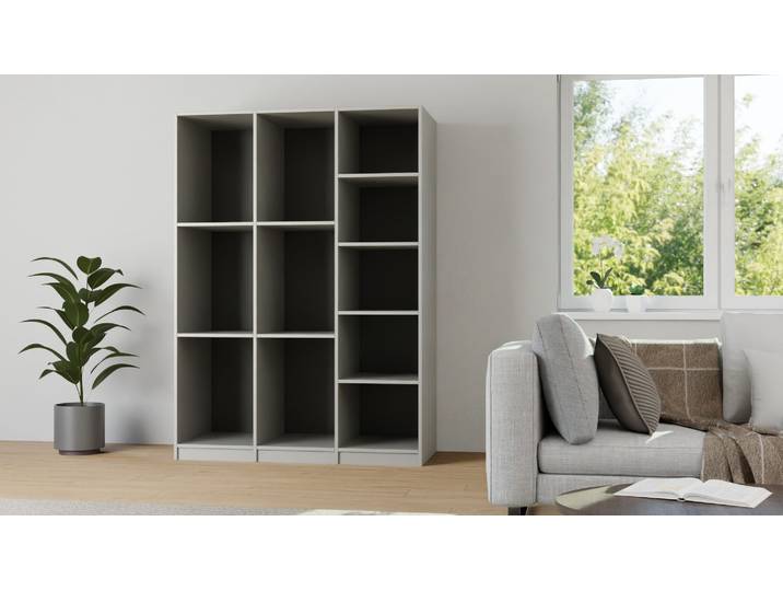 Armoire ouverte sur mesure Mélaminé premium Gris