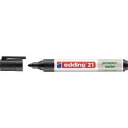 Edding 21 permanent marker EcoLine 4-21001 Permanentmarker Schwarz wasserfest: Ja