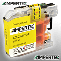 Ampertec Tinte kompatibel mit Brother LC-223Y yellow LC-223YAM