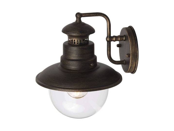 home24 Buitenlamp Artu Ø 22cm zwart