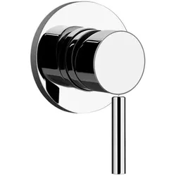 Gessi Emporio Via Tortona Fertigmontageset für Einhebelmischer, 1 Weg, Ausgang oben, für Unterputz-Körper, Rosette 100mm, 19710031