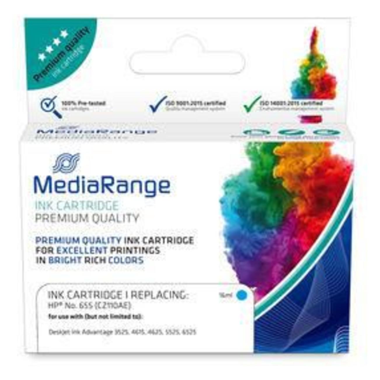 MediaRange Tintenpatronen, für CZ110AE (C) (MRHP655C)