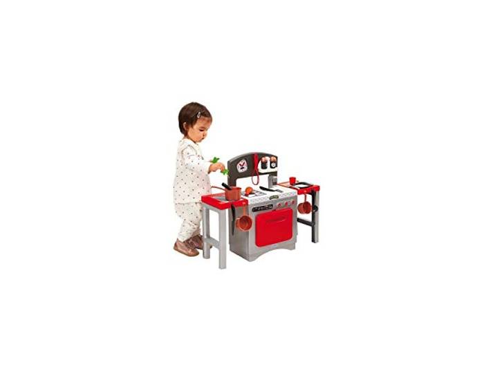 Toys Ecoiffier 1735 – keuken aanpasbaar – tafel + 2 krukken + accessoires – vanaf 18 maanden – gemaakt in Frankrijk