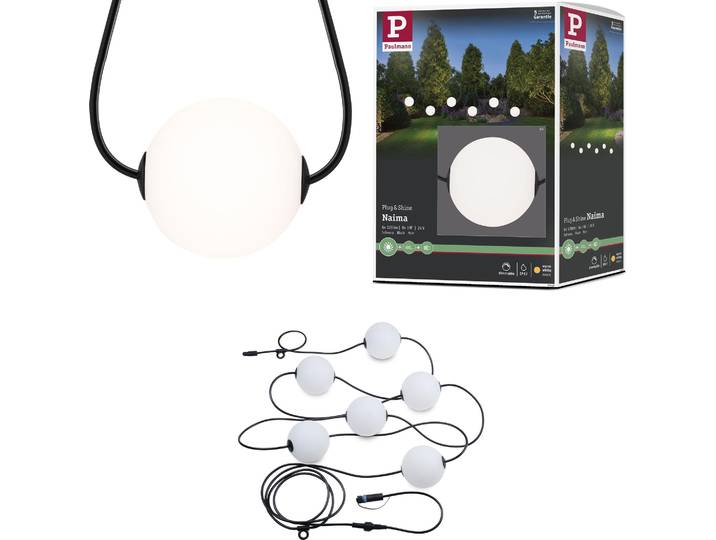 Paulmann Plug & Shine Chaîne d'éclairage LED Naima Set de base