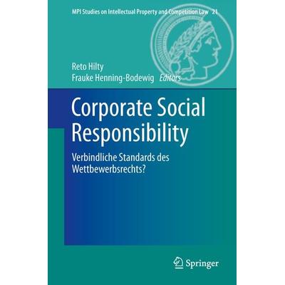 Corporate Social Responsibility, Gebundene Ausgabe von , Springer Berlin, 978-3-642-54004-2