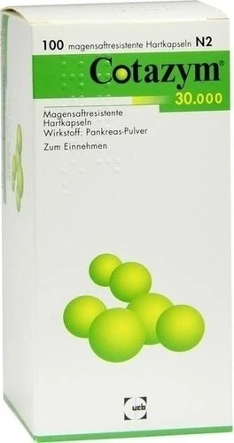 Cotazym 30.000 Pellets magensaftresistente Kapseln 100 St magensaftresistent
