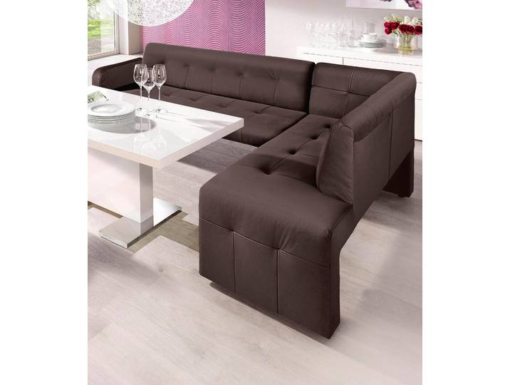 exxpo - sofa fashion Barista, bequem und elegant, hohe Bodenfreiheit Eckbank Barista bequem und elegant, hochwertige Detailverarbeitung