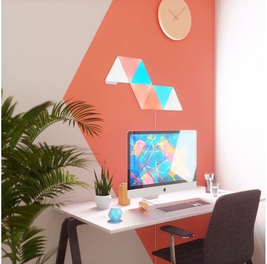 Nanoleaf Shapes Triangles Smart Light Panels Starter Kit - 9 Panels