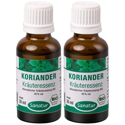 Koriander Kraeuter-Essenz Bio 2x 2x30 ml Tropfen