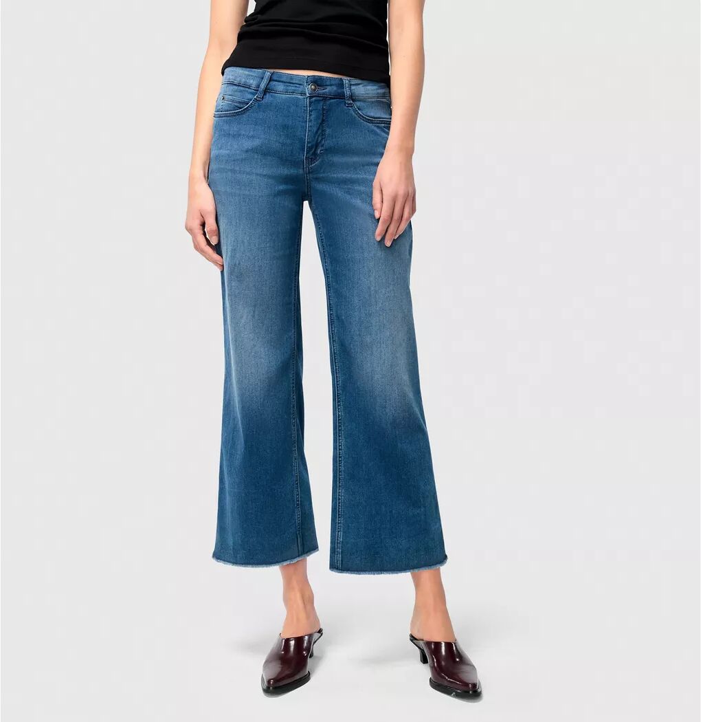 Mac - Hose, für Damen, Blau Denim Dunkel, Größe W34/L26