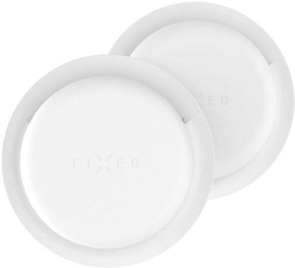 Fixed - Silikone Sticker Cover - Apple AirTag 1. & 2. Gen. - 2 stk - Hvid