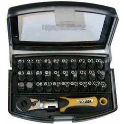 IRONSIDE Bitsatz 31-teilig, aus S2-Stahl, PH + PZ + SL + Hex + TX,