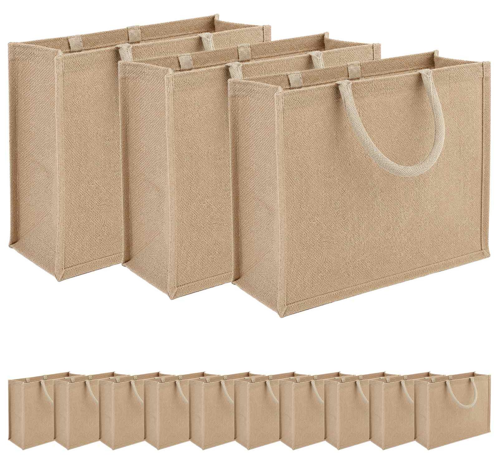 Jute-Handtaschen 50 Natur 42 x 33 x 19 cm 100% Tossa-Jute