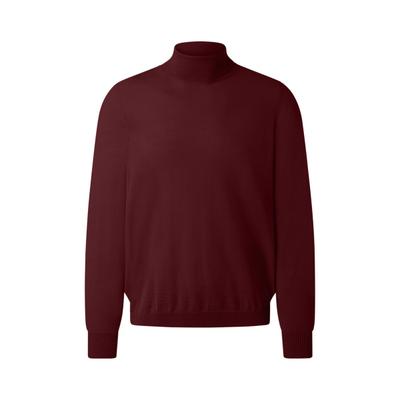 Strickpullover MAERZ MUENCHEN "Maerz Muenchen 414800 Strickpullover Herren Bekleidung", Herren, Gr. 50, rot, 100% Wolle, Pullover Strickpullover