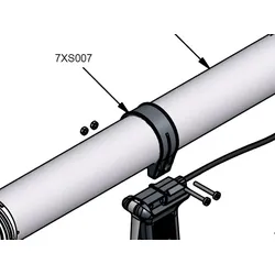 COX Ersatzteil 7X S007 Serie 1 Barrel Strap Rohrhalter mit Schrauben Ø 50mm