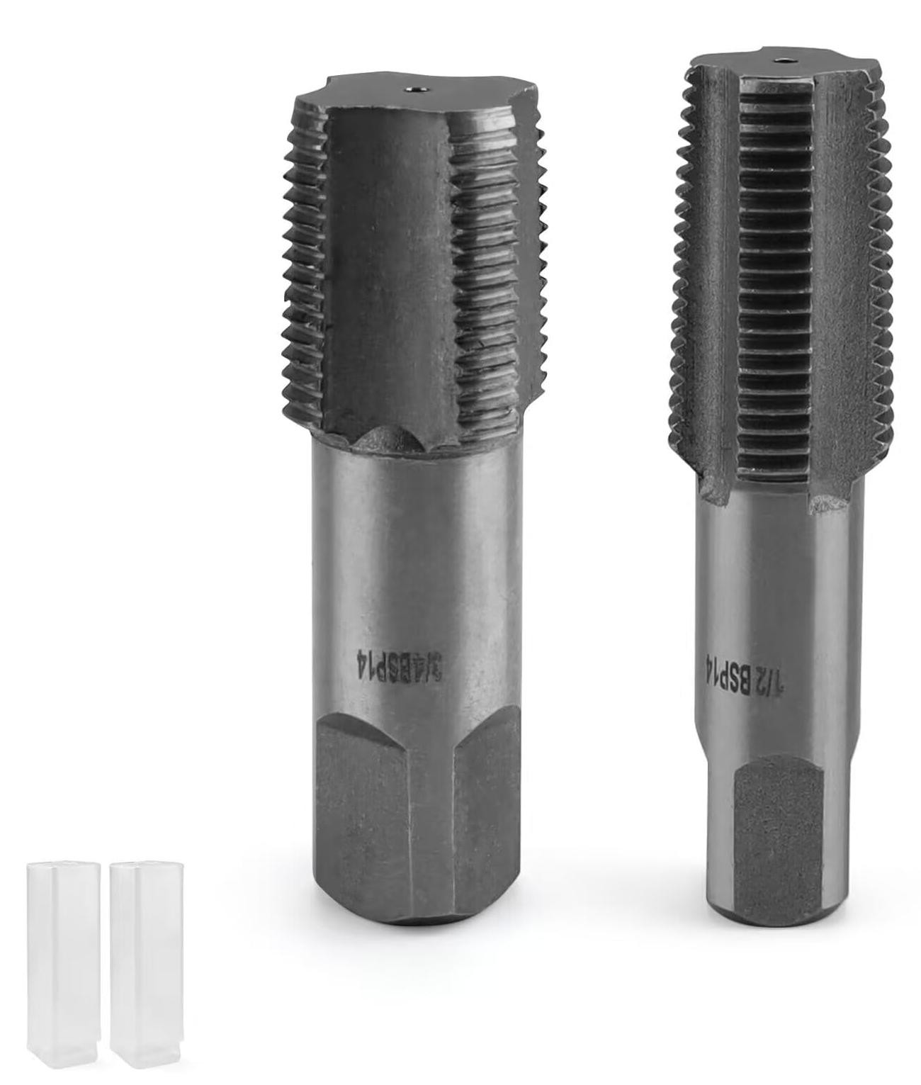 Selius Set van 2 Tap voor Draad Snijden en Handtappen, 1/2 & 3/4